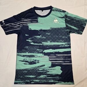 Nola Men's Short Sleeve Graphic Tee - Navy and Mint